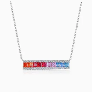 Fantasia Zafiro Gold Sapphire Necklace