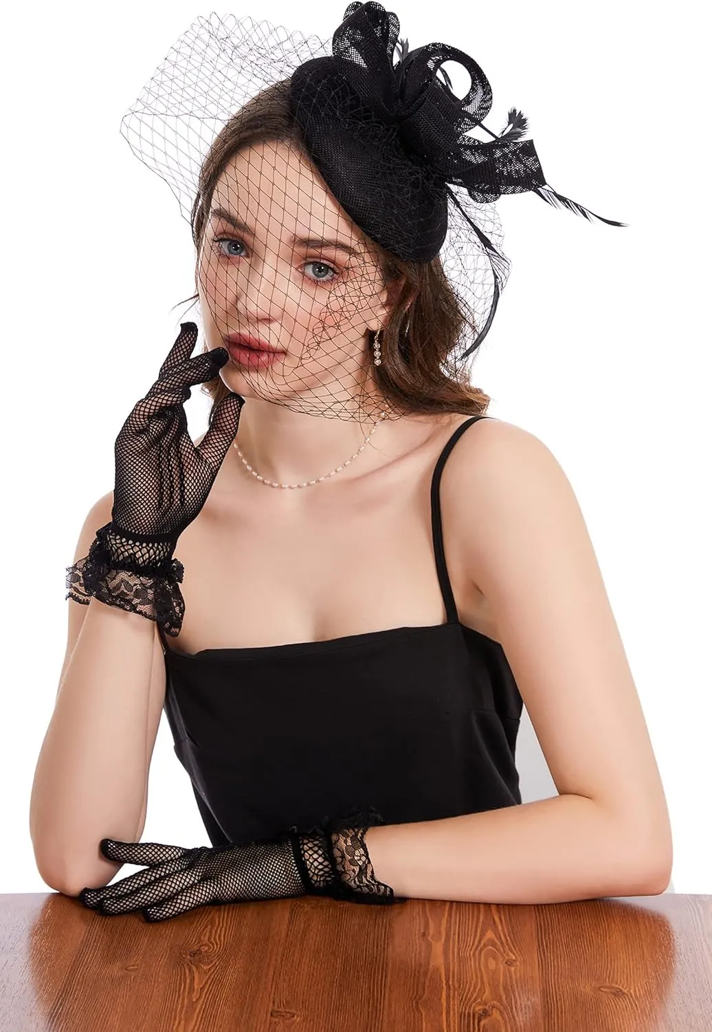 Fascinator Hat Veil Feather Fascinator Tea Party Bridal Wedding Veil Pillbox Hat