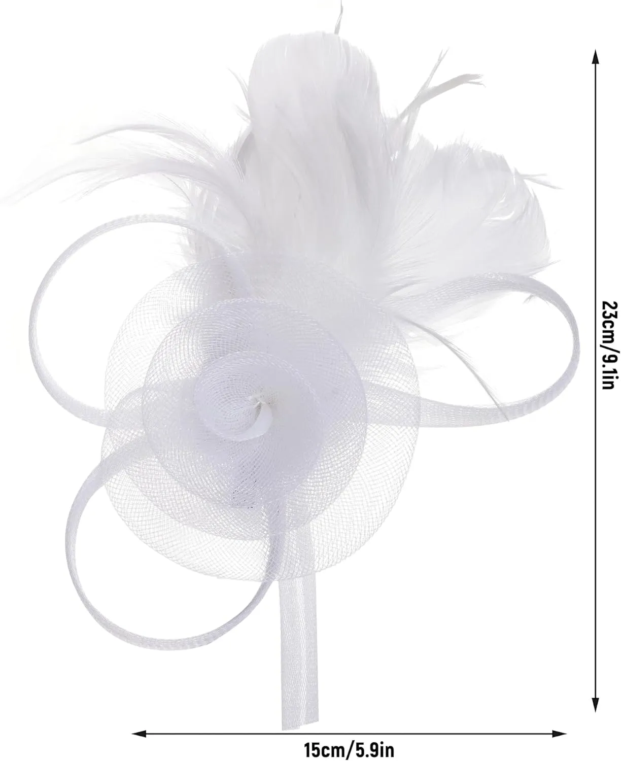 Fascinators Hat for Women Cocktail Wedding 20s Tea Party Headwear Gloves