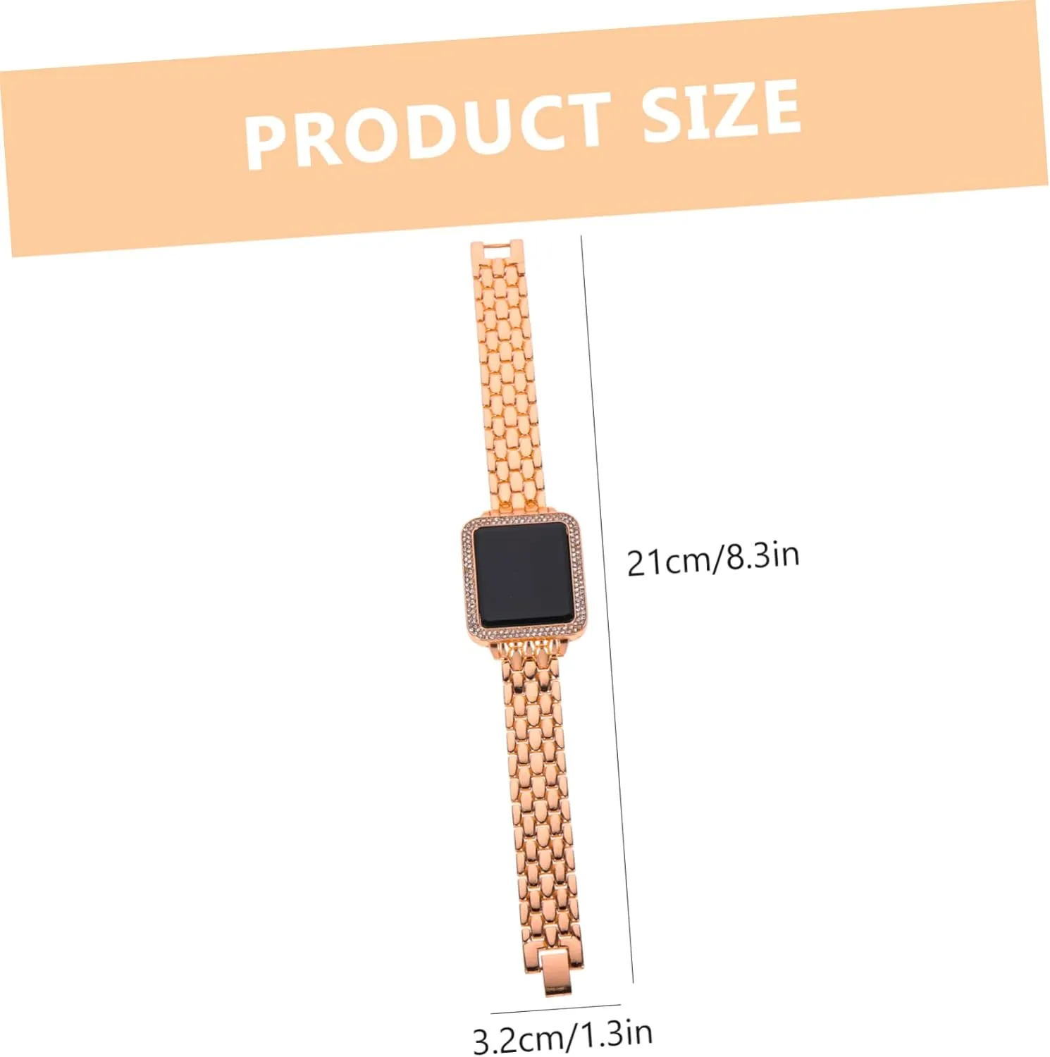 Fashionable Rhinestone Design Women Watch Elegant Touchscreen Display for Women Present for Friends