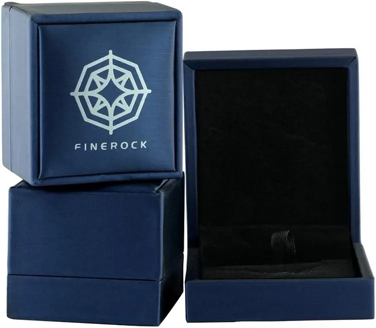 FINEROCK 0.08 Carat (ctw) 10K Gold Round White Diamond Ladies Dainty Anniversary Wedding Stackable Ring