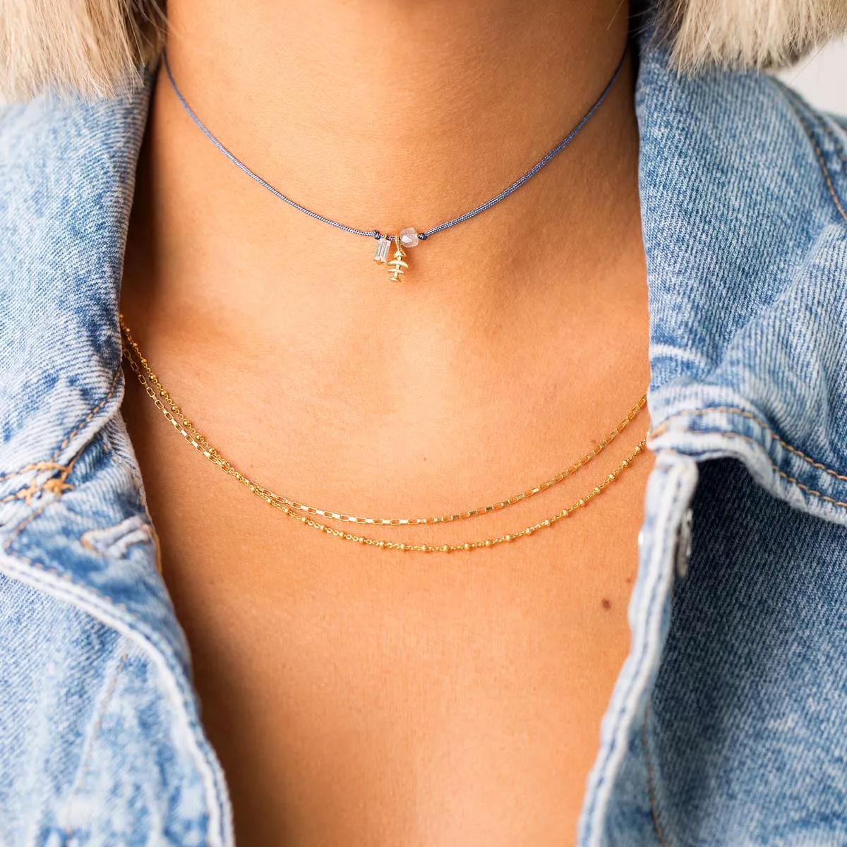 Fish Bone Necklace