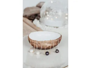 Floating Single pearl necklace