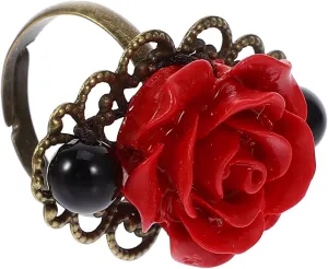 Gatuida Elegant Vintage Ring Girls Jewelry Women's Fashion Ring for Daily Decor Special Occasions