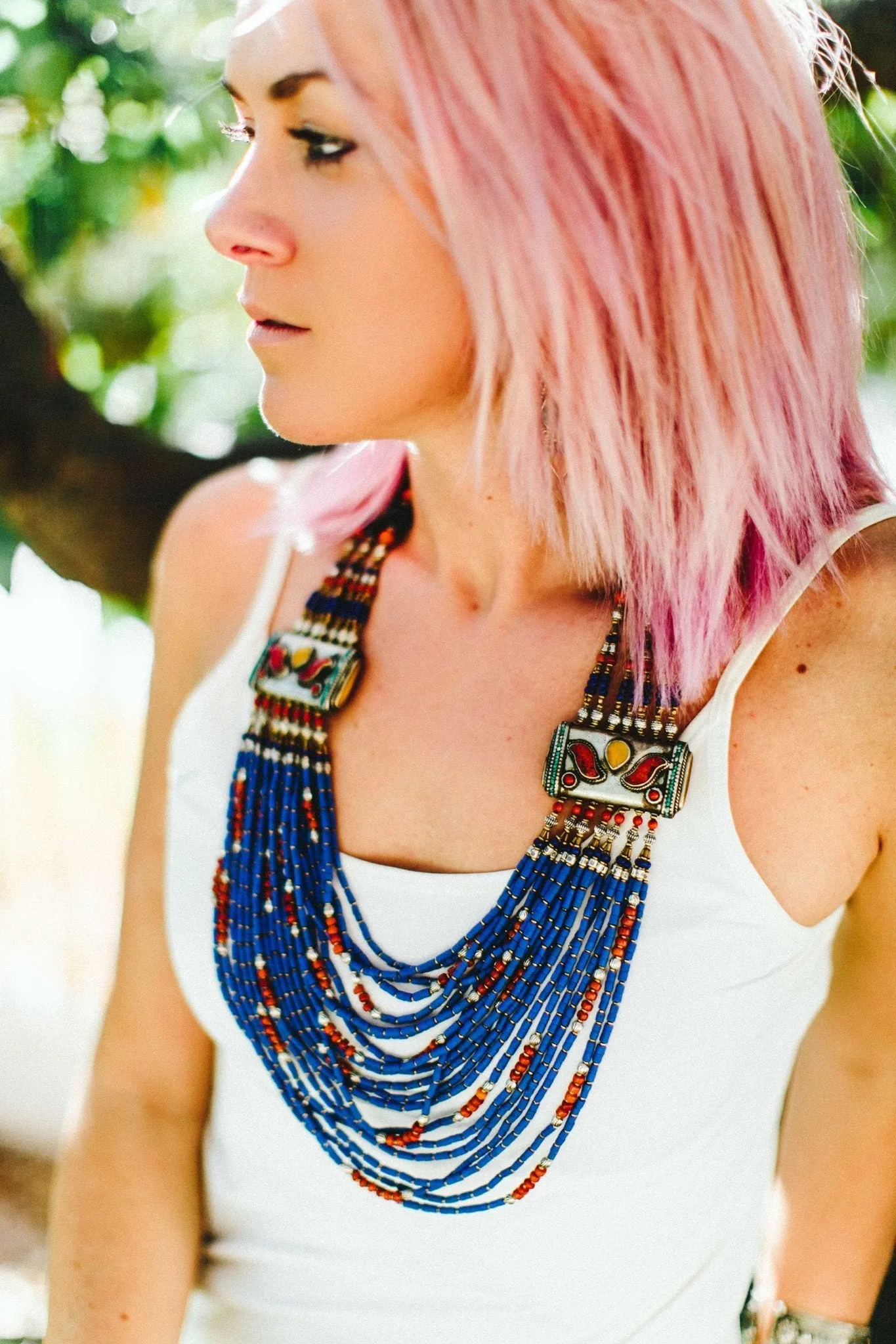 Gentle Blessings Tibetan Necklace