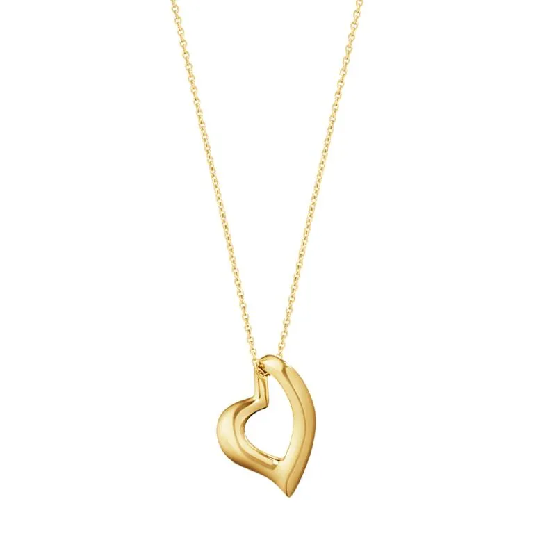 Georg Jensen Hearts of Georg Jensen 18ct Yellow Gold Necklace D