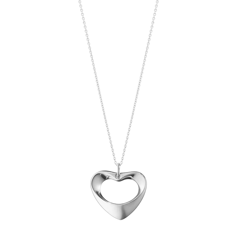 Georg Jensen Hearts of Georg Jensen Sterling Silver Large Necklace