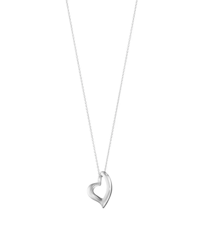 Georg Jensen Hearts of Georg Jensen Sterling Silver Necklace D