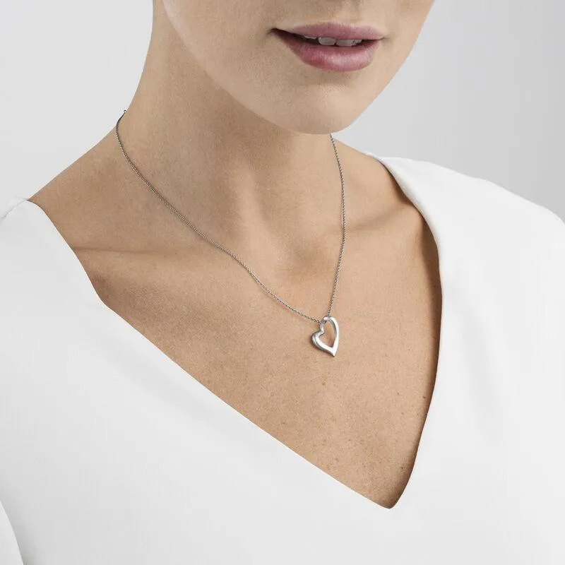 Georg Jensen Hearts of Georg Jensen Sterling Silver Necklace D