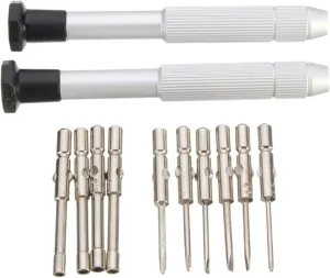 Glasses Screwdriver Kit Watch Jewelry Eyeglasses Multifunction Household Repairing Tool Sets with Zipper Box
