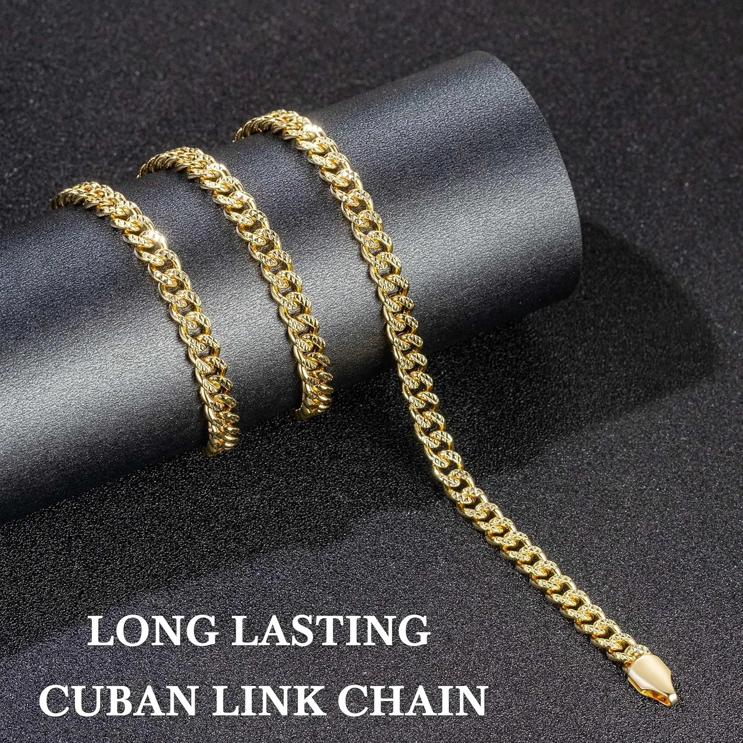 Gold Chain for Women 14K Gold Chain for Men Cuban Link Chains for Men Simplicity with Standout Design Dainty Necklace for Women 16-24 Inches 6mm