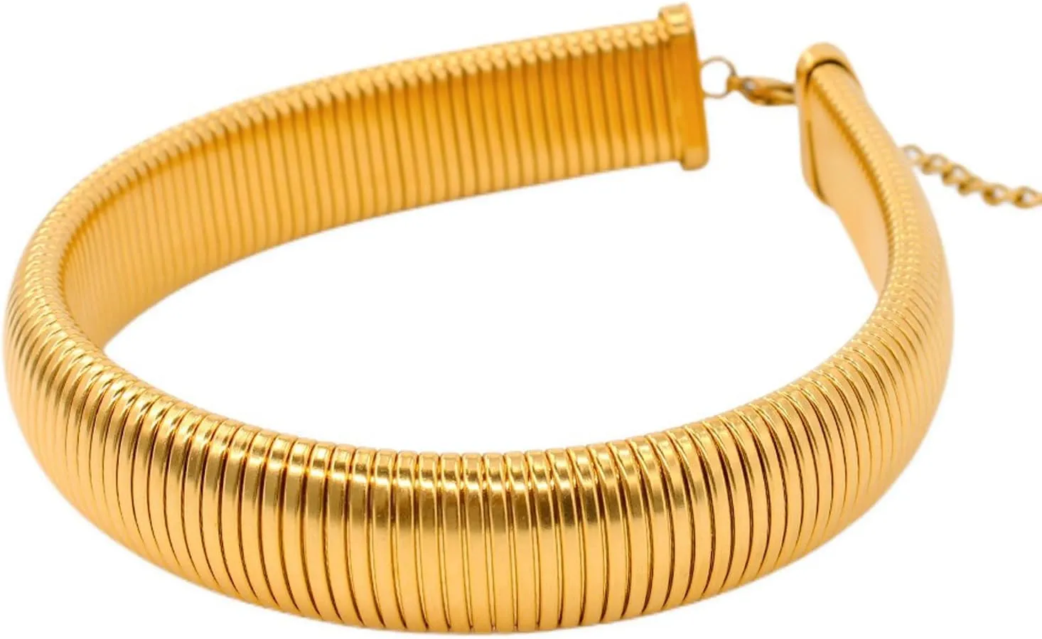 Gold Chunky Necklace for Women Snake Chain Choker Necklace, Hip Hop Punk Necklace, Thick Wide Necklace Jewelry for Women Gifts