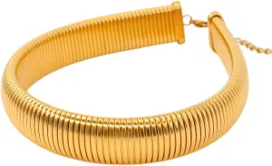 Gold Chunky Necklace for Women Snake Chain Choker Necklace, Hip Hop Punk Necklace, Thick Wide Necklace Jewelry for Women Gifts