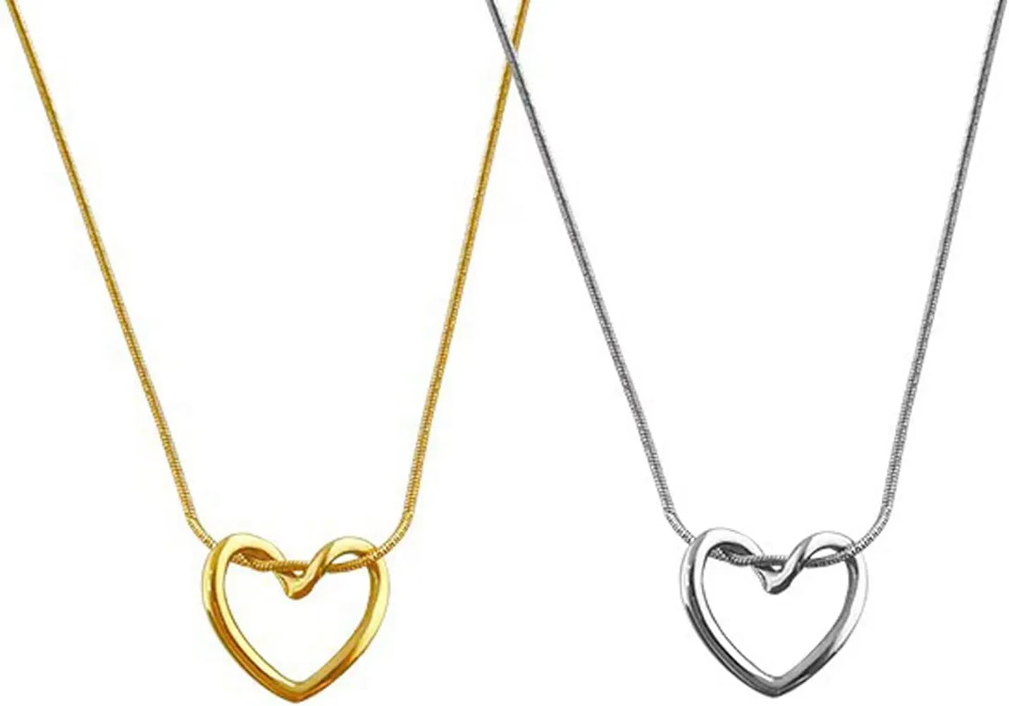 Gold Coin & Heart Pendant Necklaces for Women - Fashion Cross & Teardrop Designs