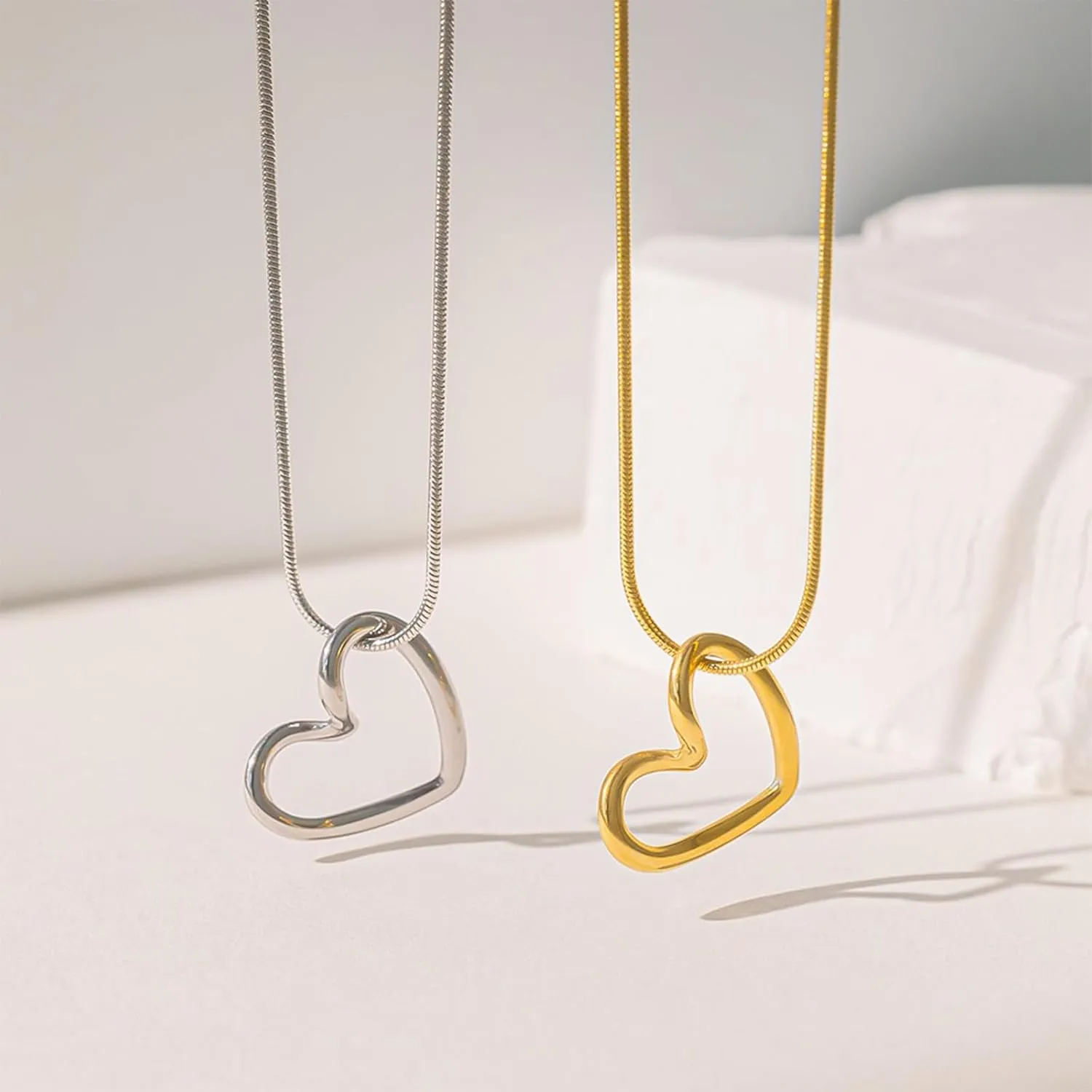 Gold Coin & Heart Pendant Necklaces for Women - Fashion Cross & Teardrop Designs