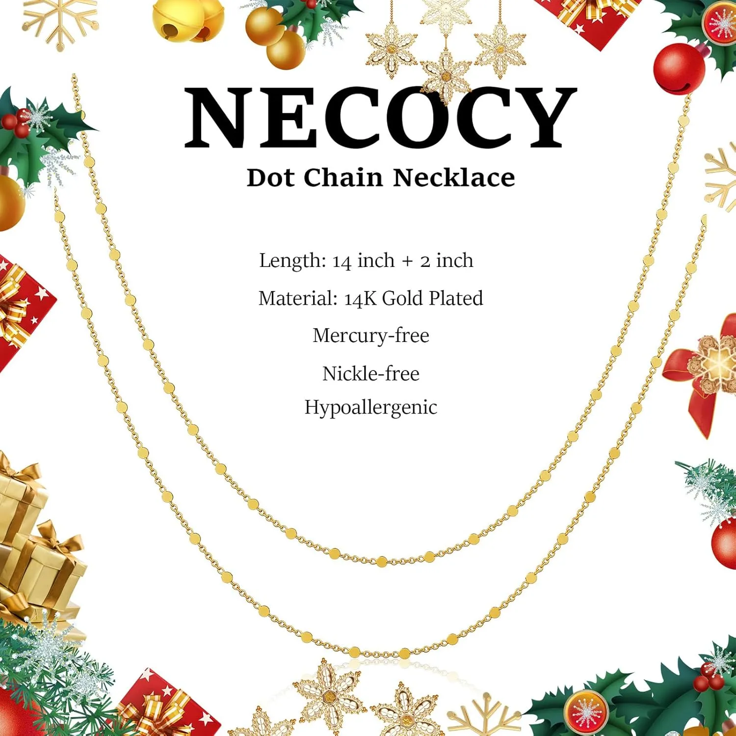 Gold Herringbone Necklace for Women, Dainty Layered Gold Necklaces Snake Simple 14K Gold Plated Chain Choker Necklaces Stack Chunky Trendy Gold Jewelry Gift for Women