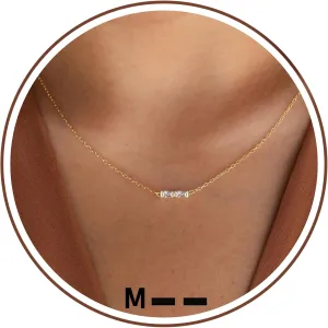 Gold Initial Necklace for Women, Dainty Gold Necklace with Morse Code Initial Necklaces for Women Trendy Letter Necklace with A-Z Crystal Choker Stocking Stuffers for Teen Birthday Christmas Jewelry