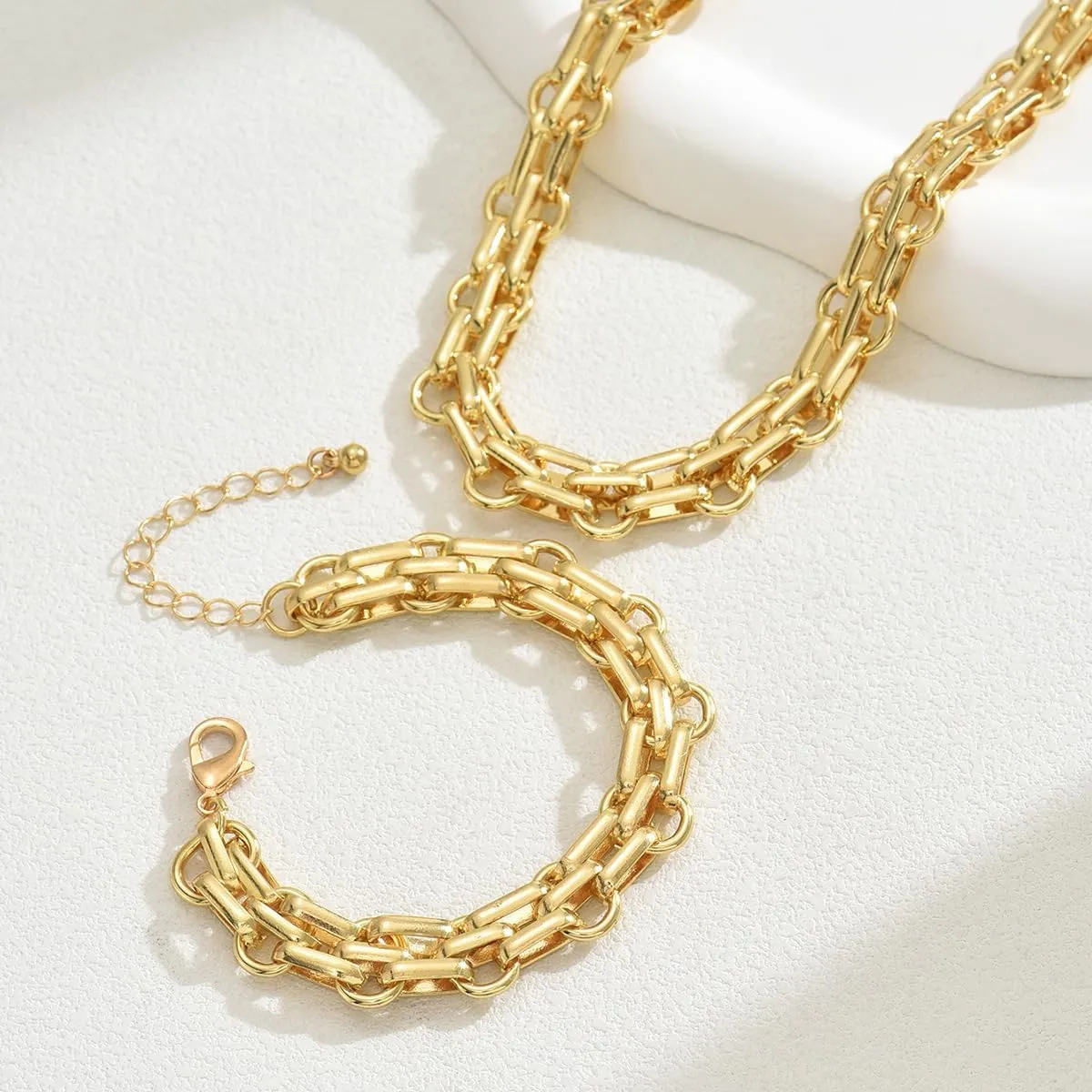 Gold Necklaces for Women Chunky Gold Silver Choker Necklace Statement Egyptian Jewelry for Women Men Gold Costume Jewelry Sets Accessories Gift