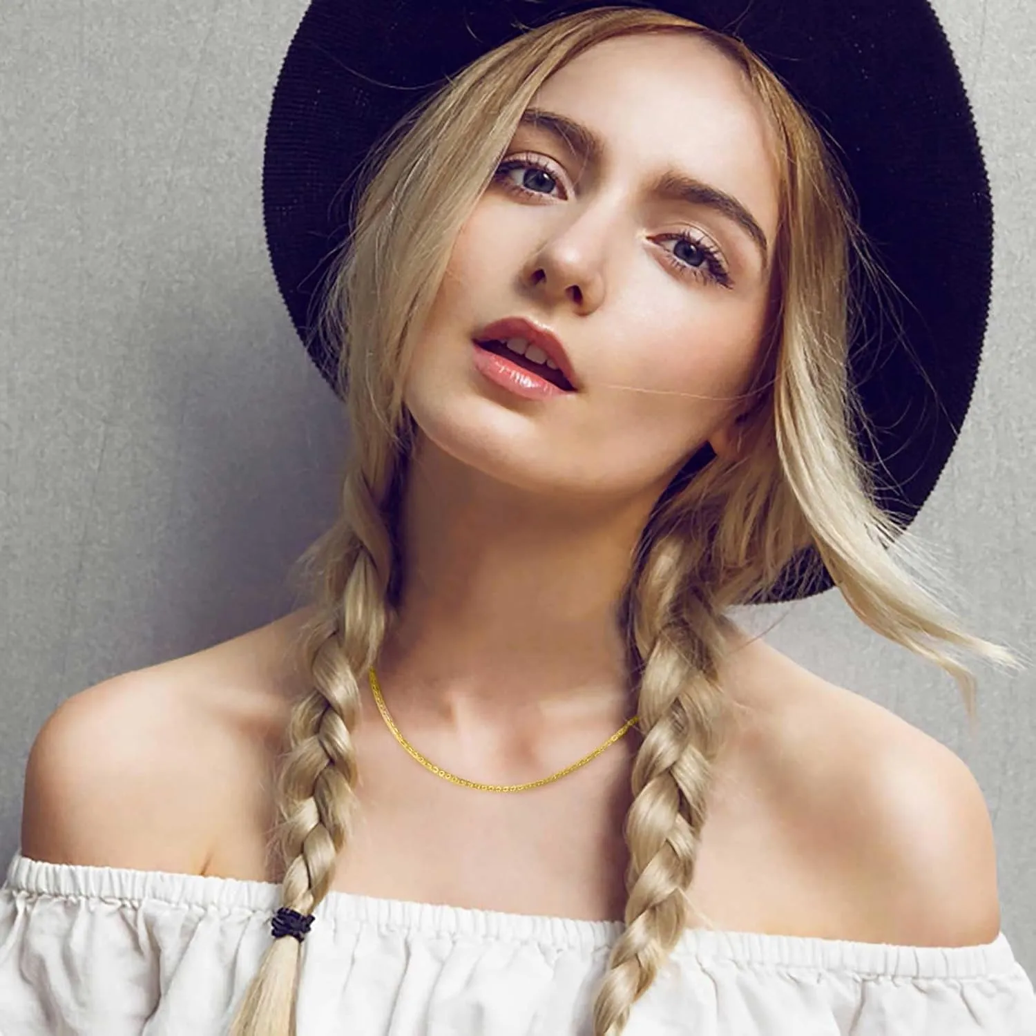 Gold Necklaces for Women,925 Sterling Sliver Herringbone Choker Dainty Stackable Snake Chain Necklace Trendy Jewelry Gifts