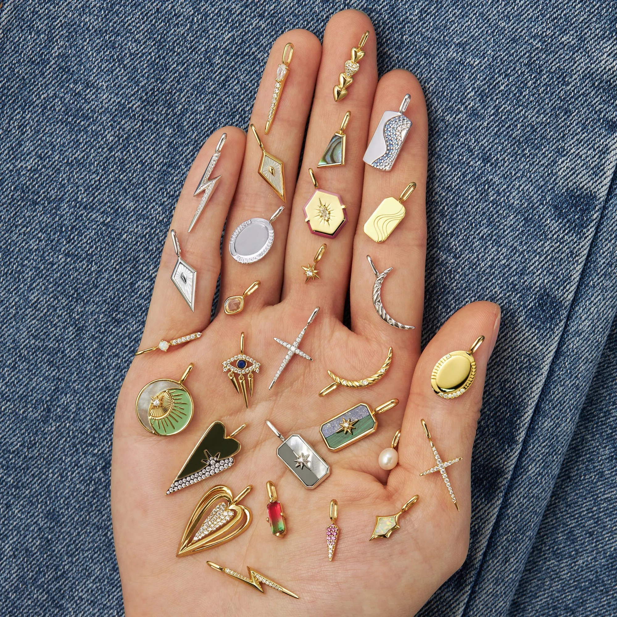 Gold Oval Charm