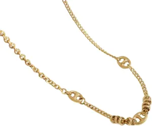 Gold Stainless Steel Non-Tarnishing Chunky Chain Necklace for Women