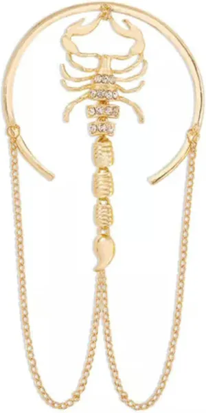 Gothic Jewelry Cross-Border Diamond-Studded Creative Geometric Jewelry-Gold