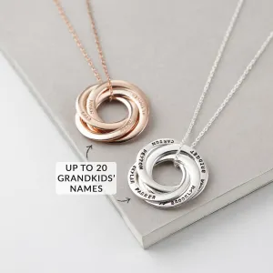 Grandma Necklace, Grandma Mothers Day Gift, Mother's Day Gift For Grandma, Grandmother Necklace With Name, Personalized Gift