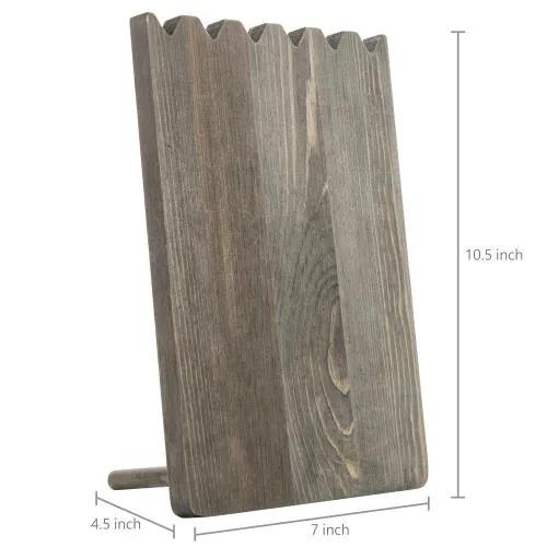 Gray Barn Wood Necklace Holder, Set of 3