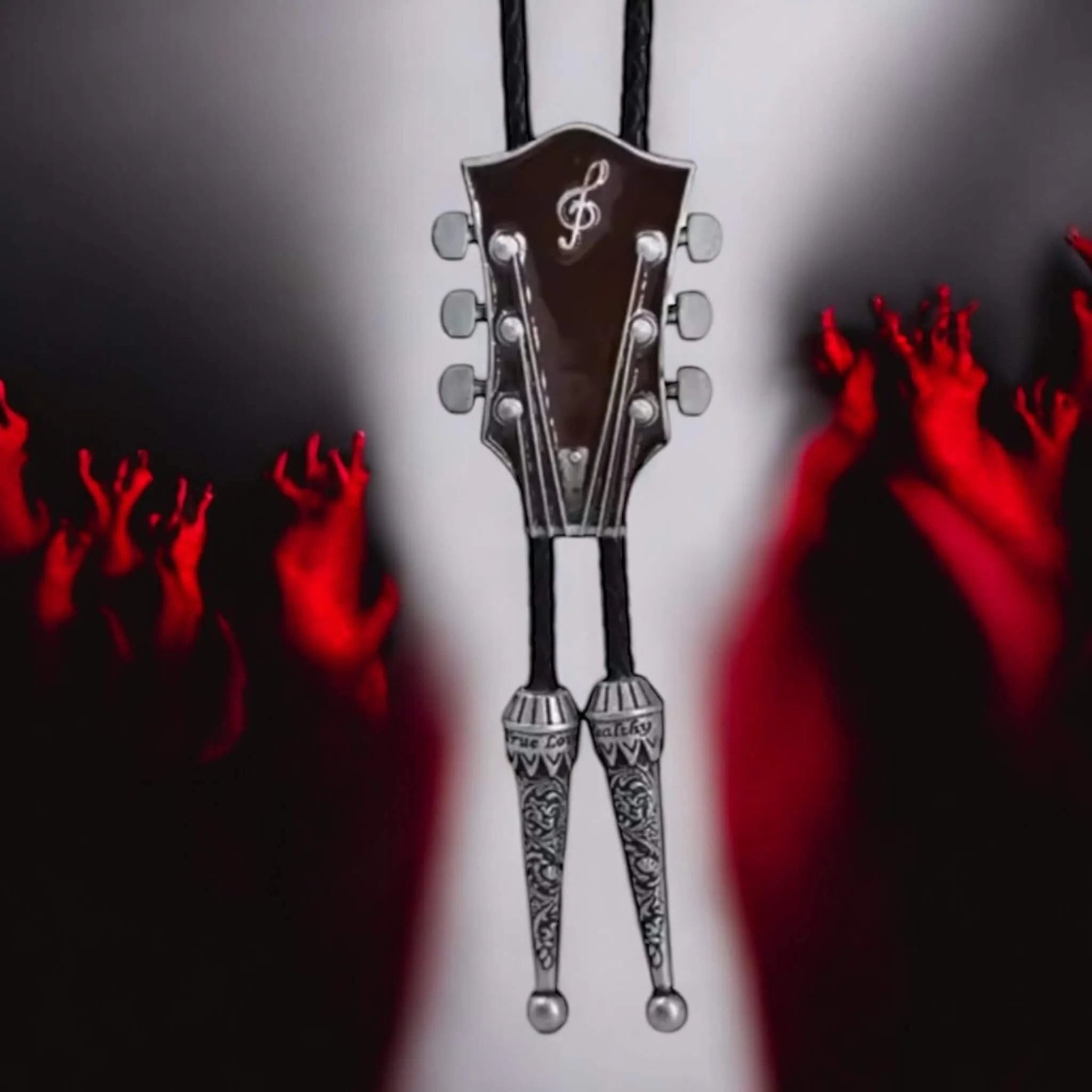 Guitar Western Necktie