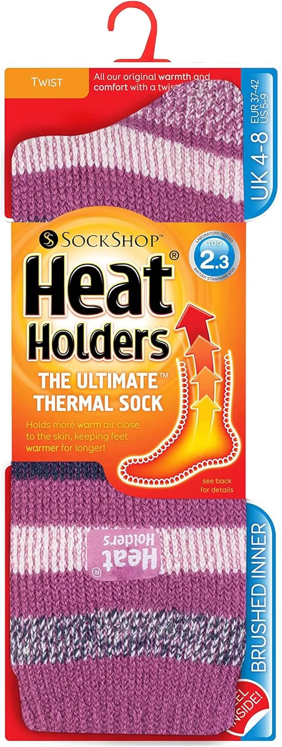 HEAT HOLDERS - Mens and Women's winter Thermal Socks in 35 Colours