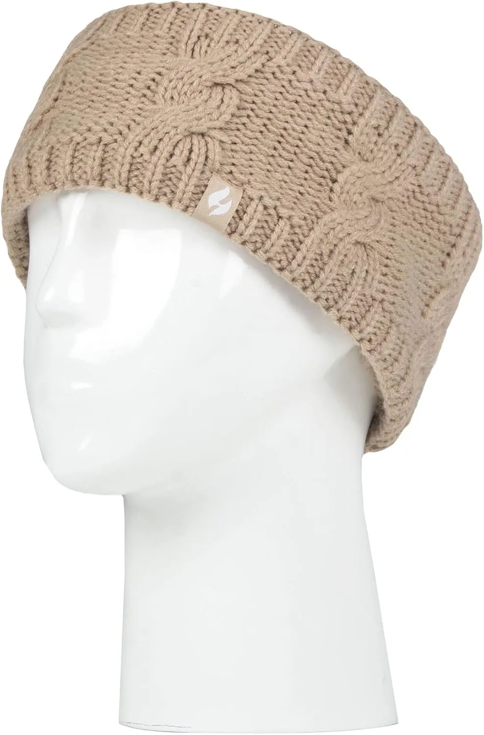 HEAT HOLDERS - Womens Warm Fleece Lined Knit Thermal Winter Ear Warmer Headband