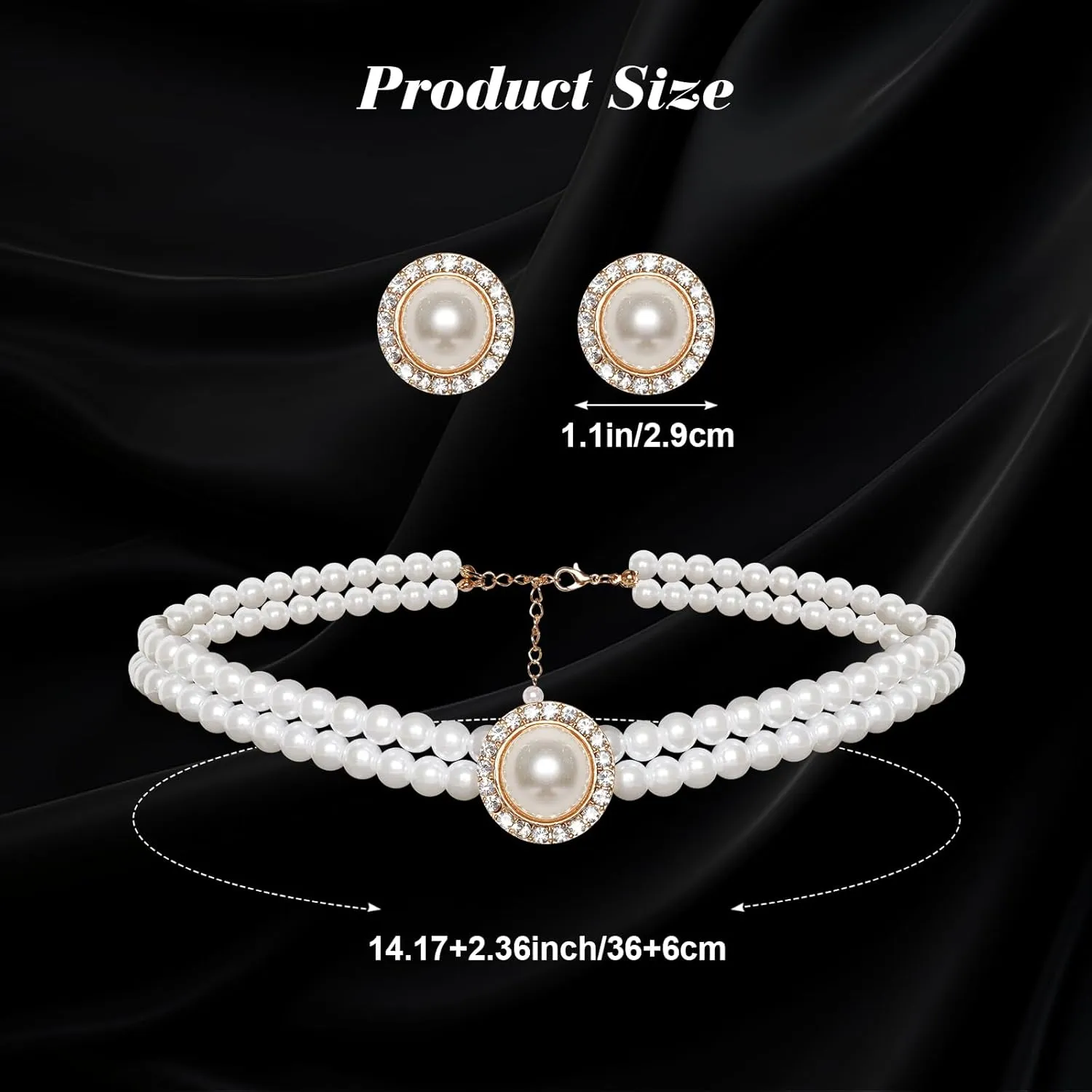 Heliltd 4Pcs Tea Party Fascinator Hat for Women Flower Fascinators for Women Feather Hat Lace Glove Pearl Jewelry Set