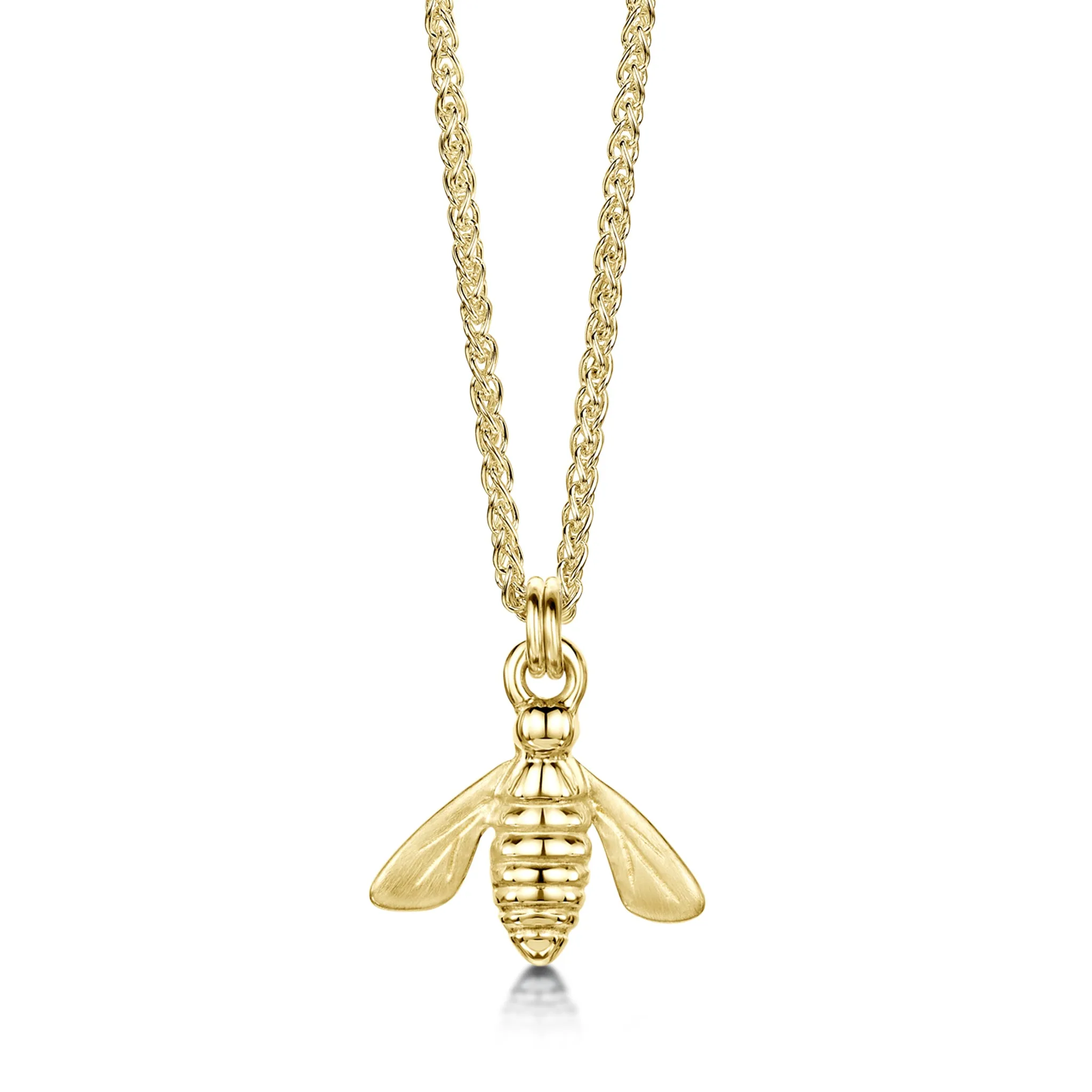 Honeybee Small Pendant in 9ct Yellow Gold