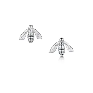 Honeybee Small Stud Earrings in Sterling Silver