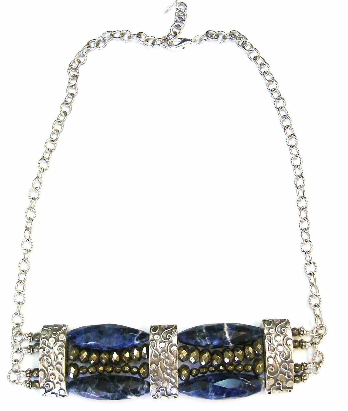 Horus Silver Plated Necklace