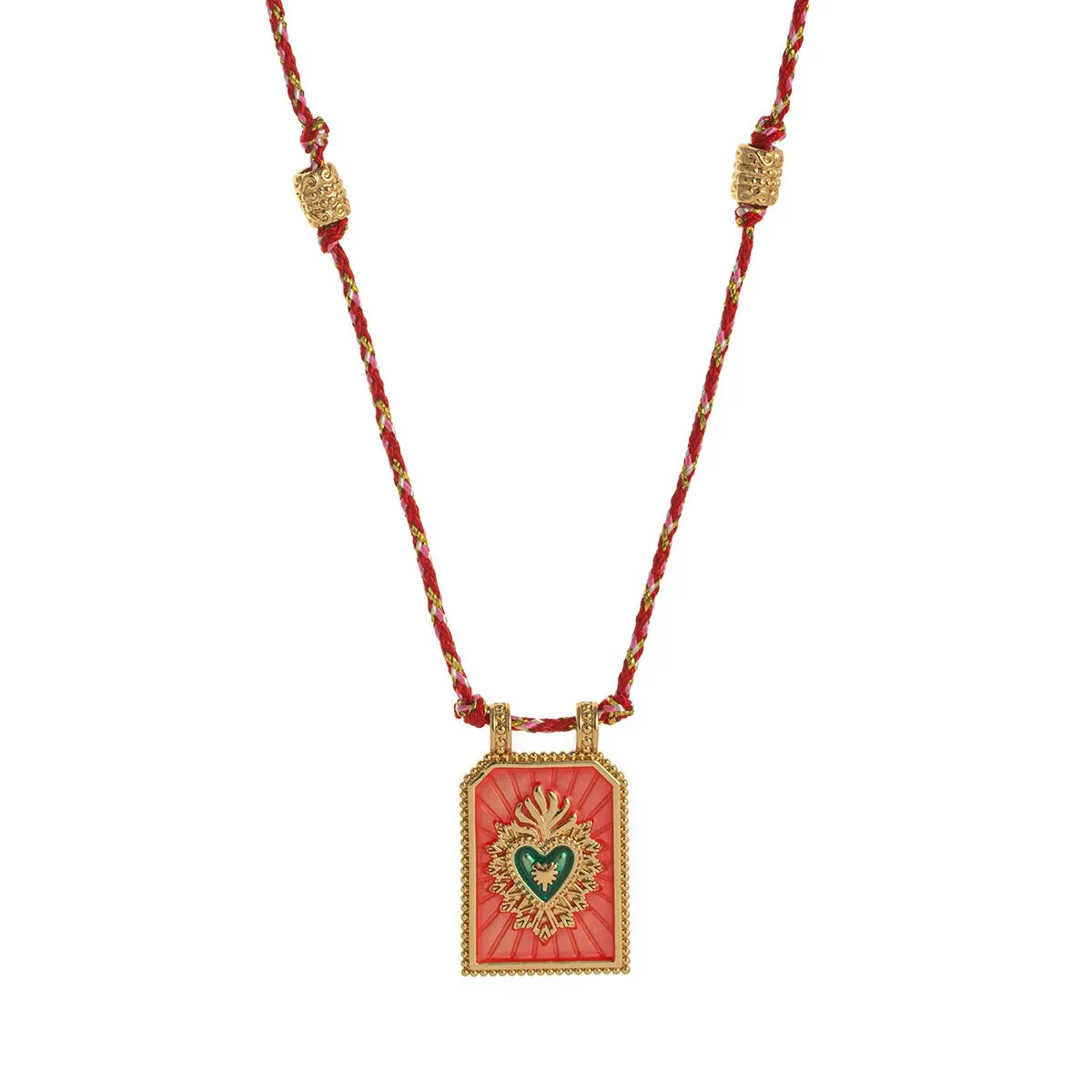 Hot Selling Fashion Colorful Love Tarot Card Necklace