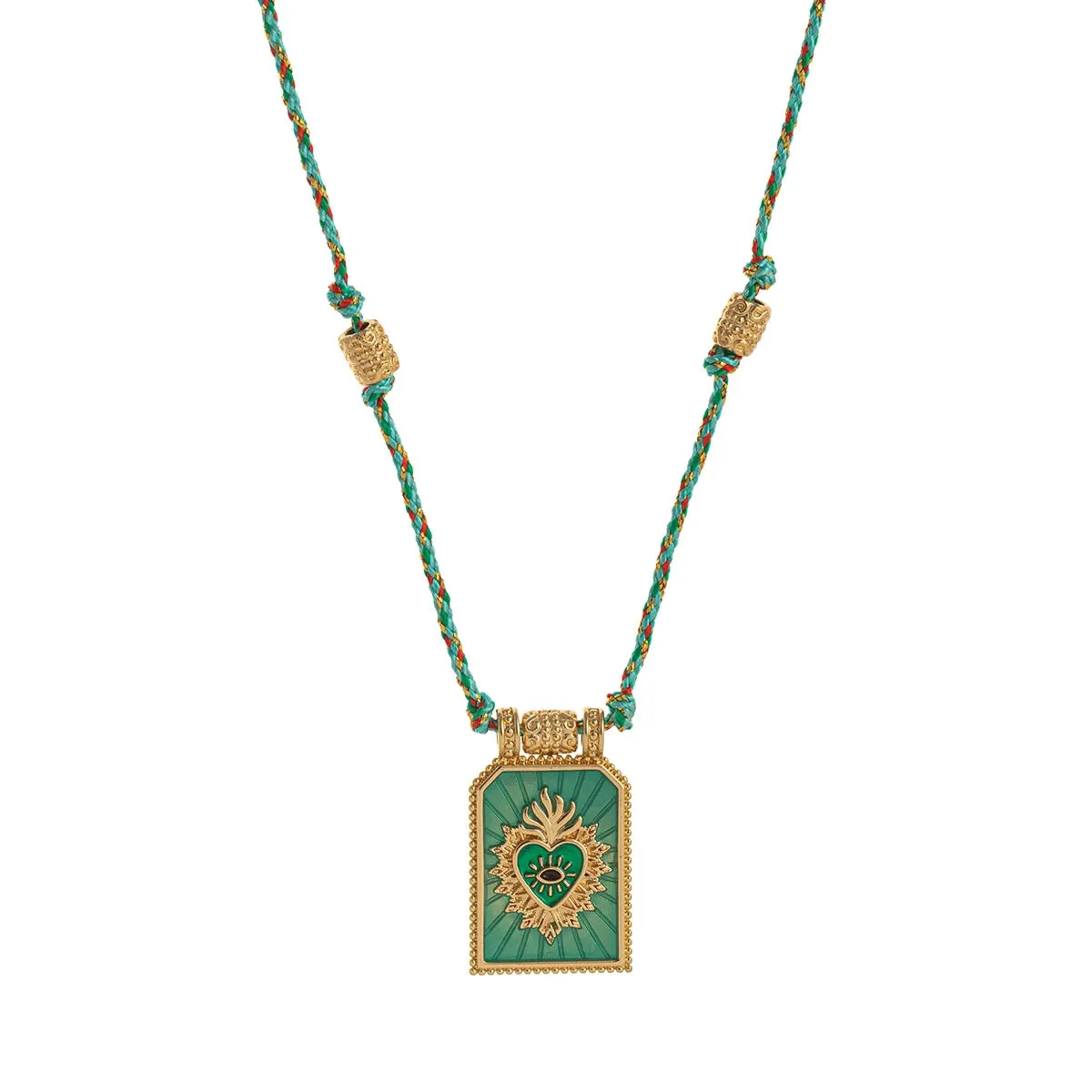 Hot Selling Fashion Colorful Love Tarot Card Necklace