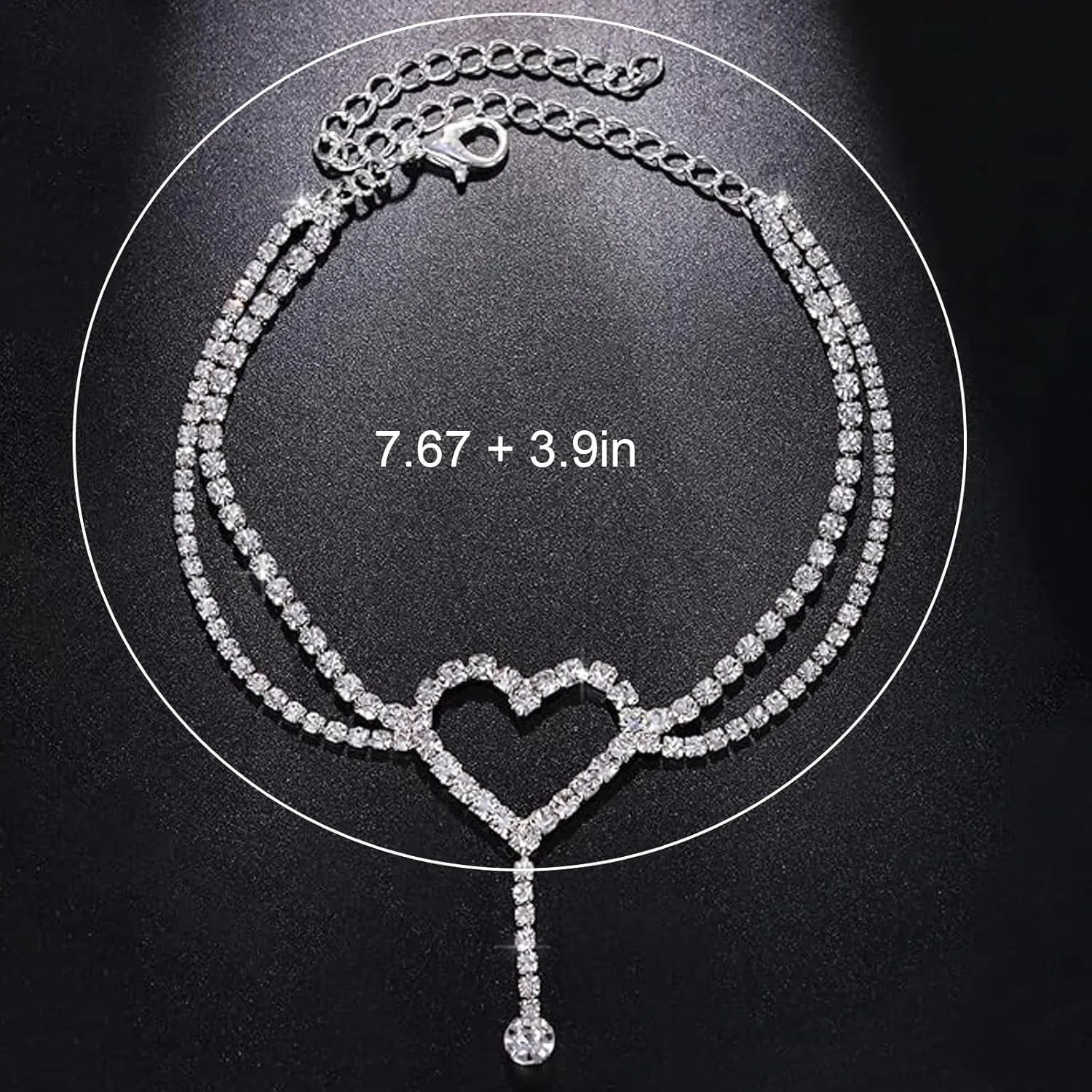 HUASAI Gold Anklets for Women Gold Plated Anklets Boho Layered Tassel Ankle Bracelets Bell Pendant Anklets for Girls Foot Jewelry for Summer Beach