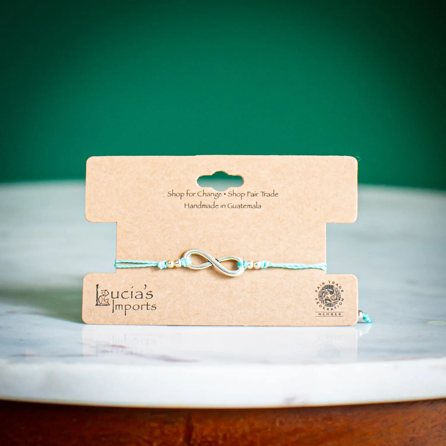 Infinity String Charm Bracelet