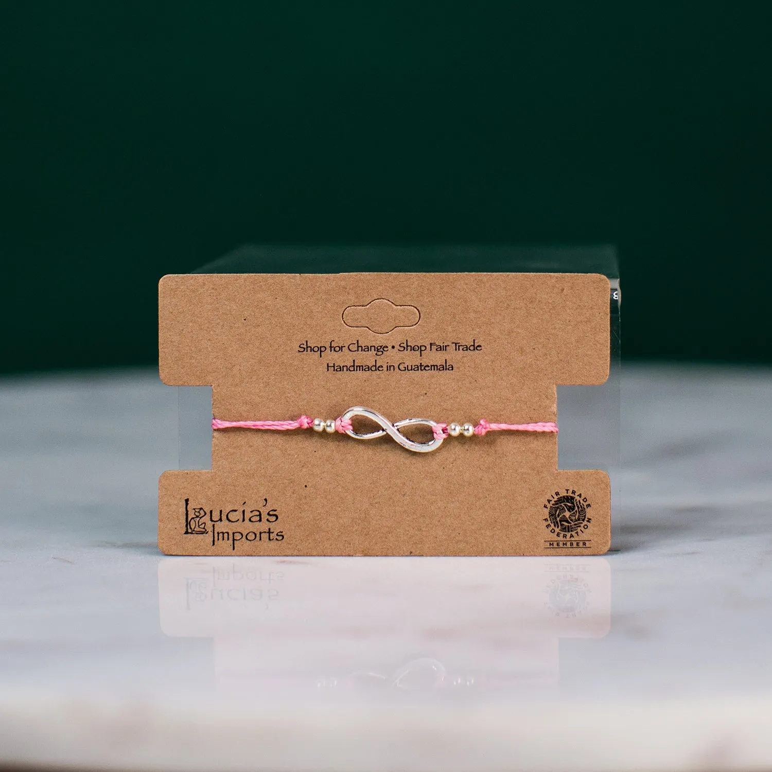 Infinity String Charm Bracelet