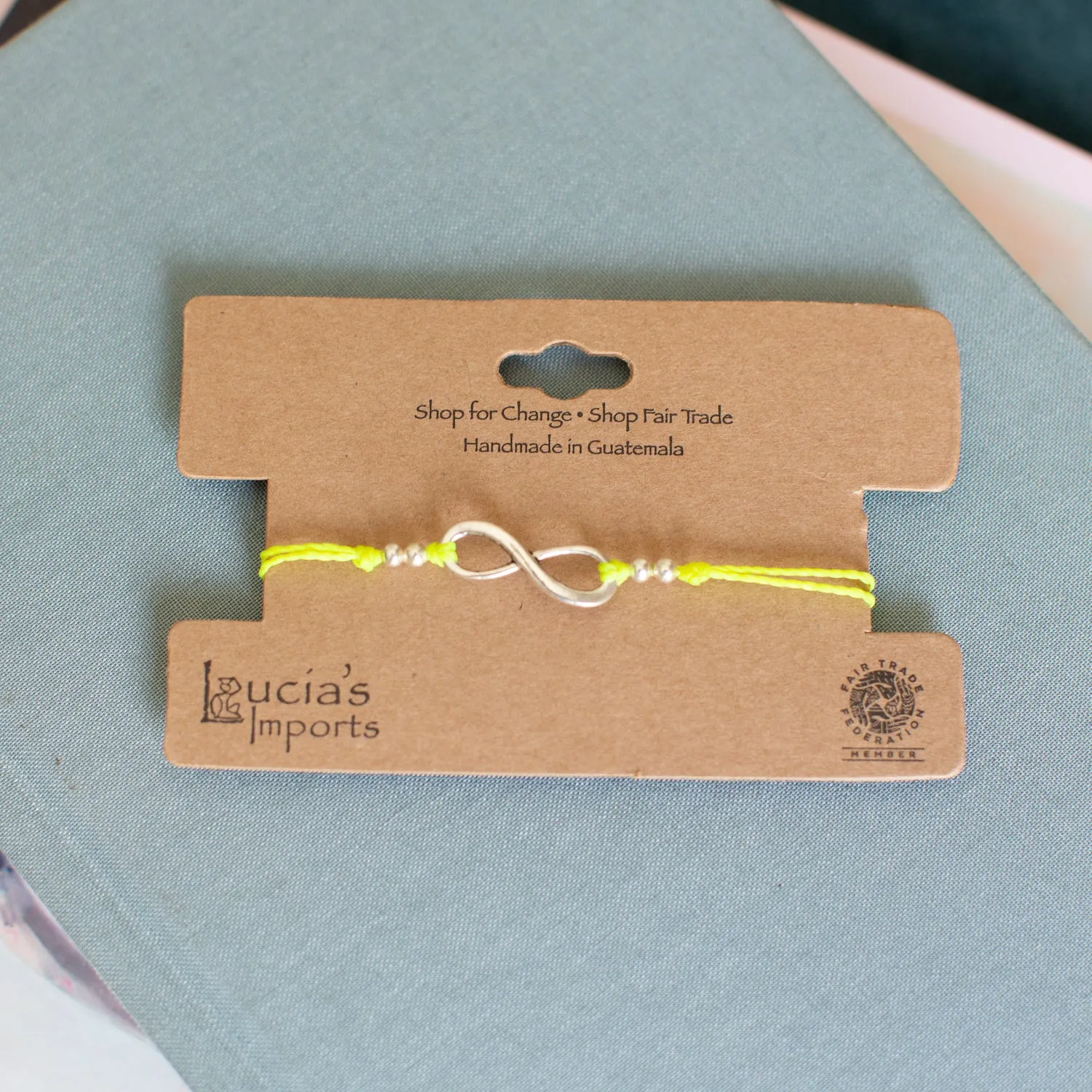 Infinity String Charm Bracelet
