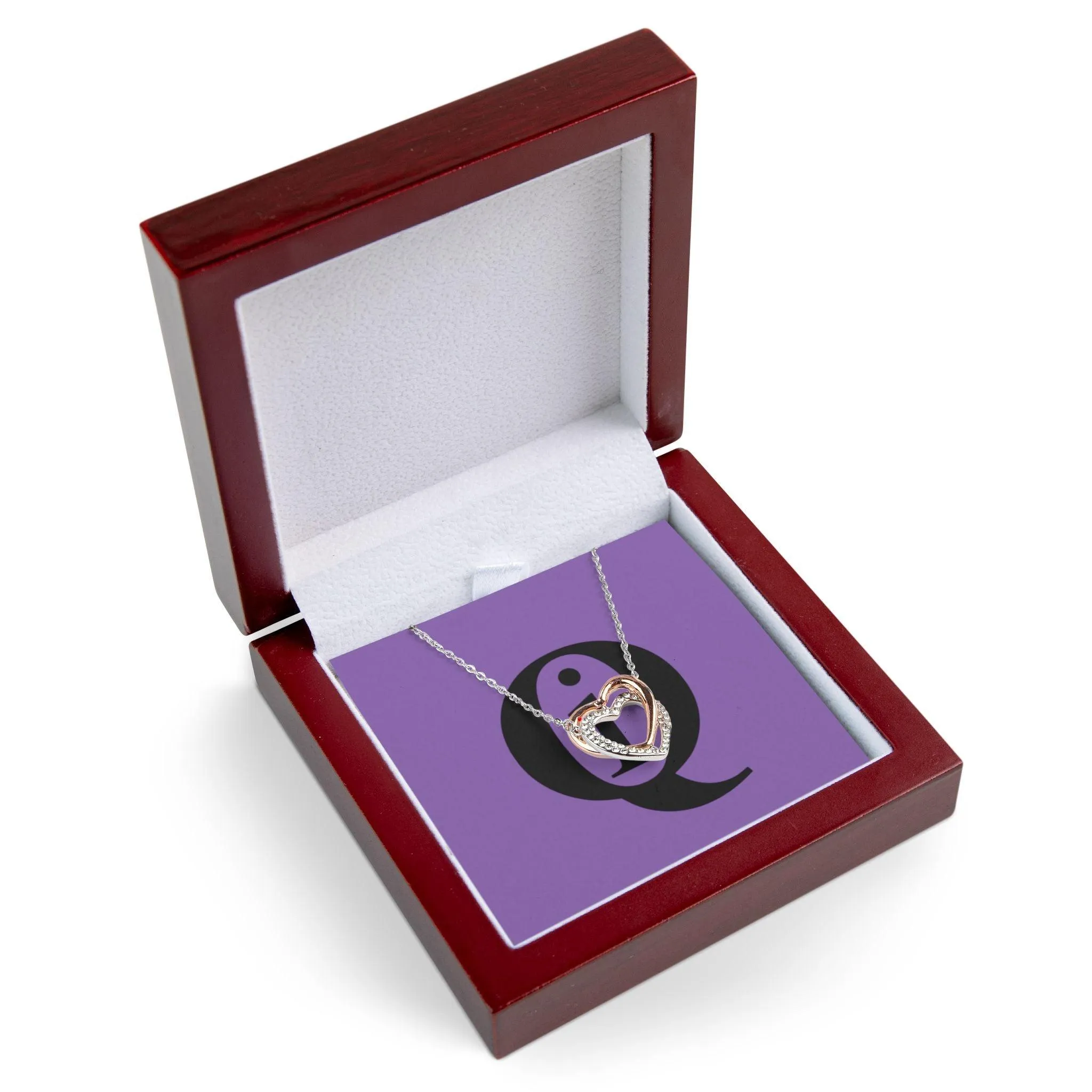 IQ Fashion | Twin Hearts Necklace