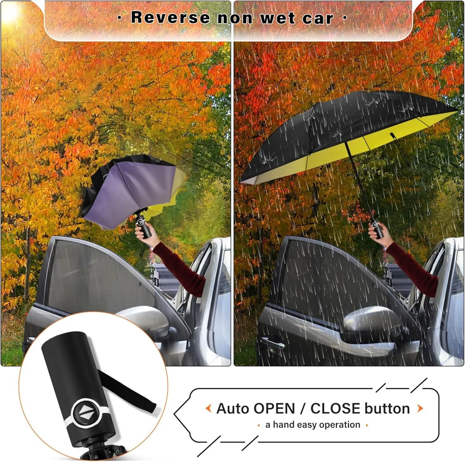 Joisal Teal Blue Light Sky Gradient Travel Foldable Umbrella Compact Black Sun Blocking Umbrella Upf 50 Automatic Rain Umbrellas for Rain & Sun