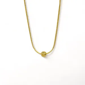 *K48 Collins Simple Necklace - Gold
