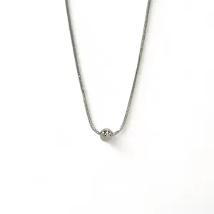*K48 Collins Simple Necklace - Silver