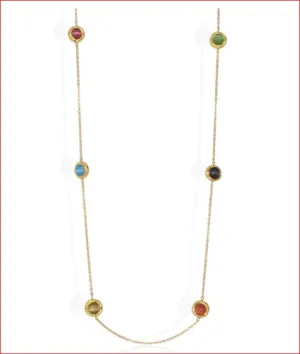 Karine Sultan Multi Color Bead Necklace