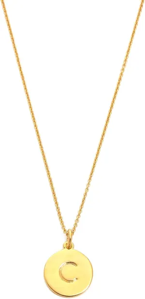 Kate Spade New York Gold-Tone Alphabet Pendant Necklace, 18"