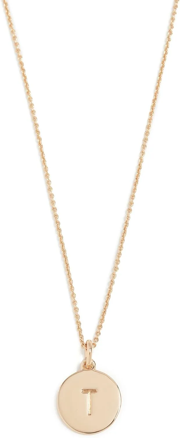 kate spade new york "Kate Spade Pendants" "T" womens Pendant Necklace, 18"