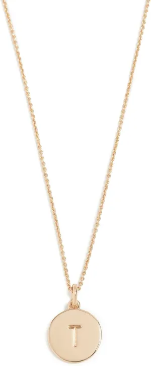 kate spade new york "Kate Spade Pendants" "T" womens Pendant Necklace, 18"