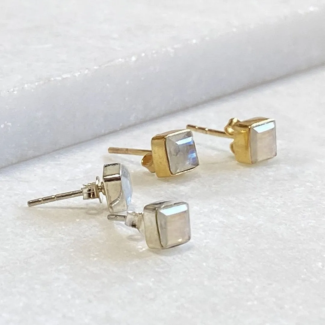 Keepsake - Moonstone and 14K Gold Vermeil Good Luck Heart Necklace